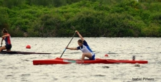  practicing on kayaks 